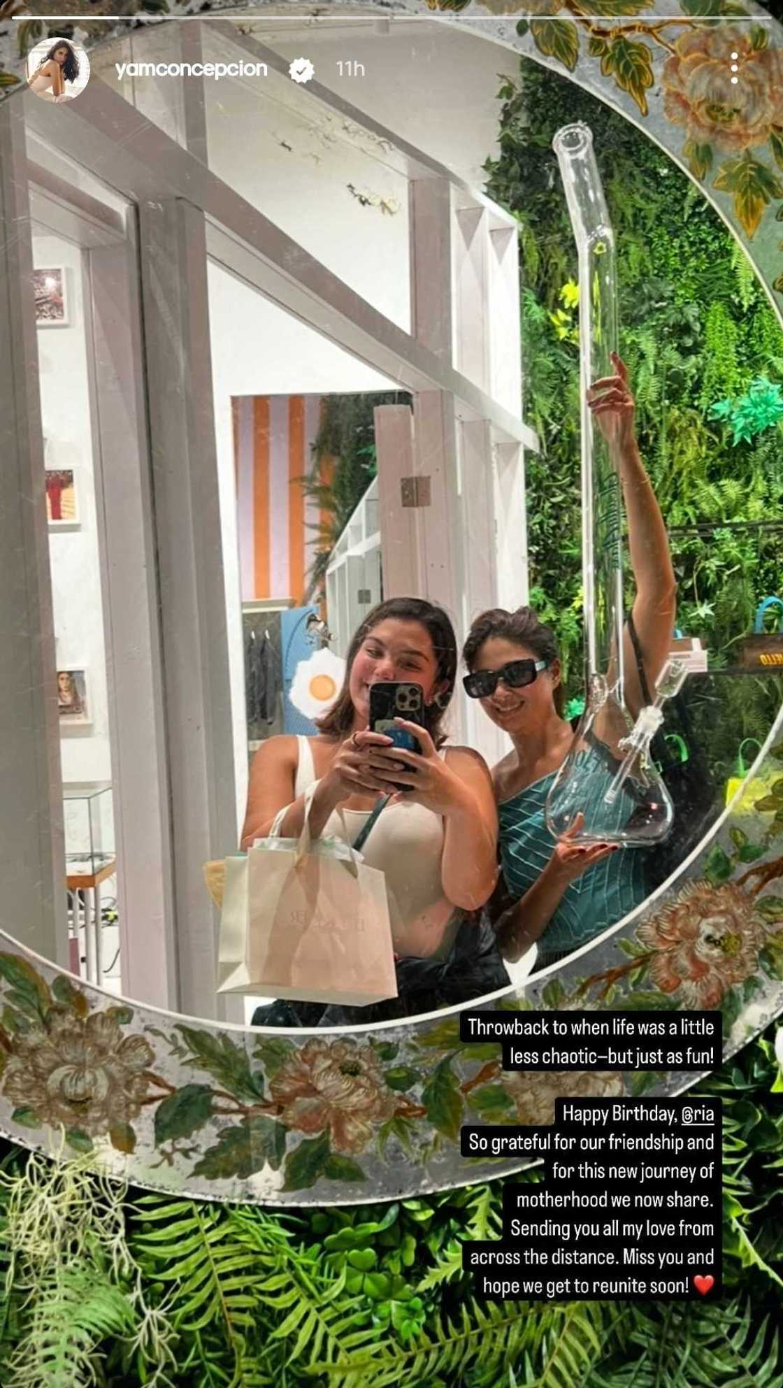 Yam Concepcion, may sweet na pagbati kay Ria Atayde sa kaarawan nito Yam Concepcion, may sweet na pagbati kay Ria Atayde sa kaarawan nito