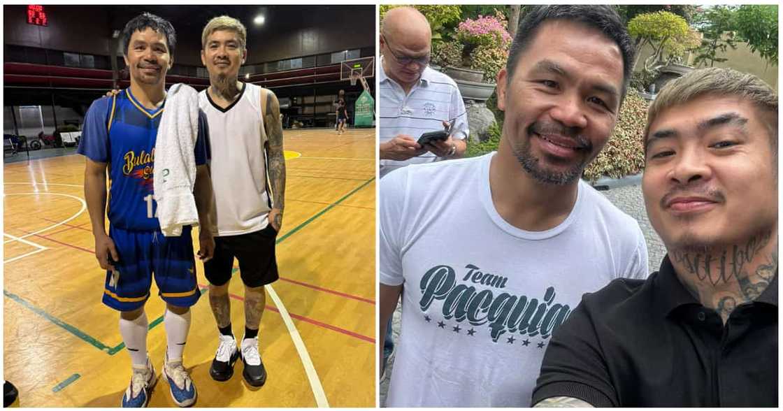 Manny Pacquiao kay Boss Toyo na gustong bilhin ang kanyang sapatos: "Sparring muna tayo" Manny Pacquiao kay Boss Toyo na gustong bilhin ang kanyang sapatos: "Sparring muna tayo"