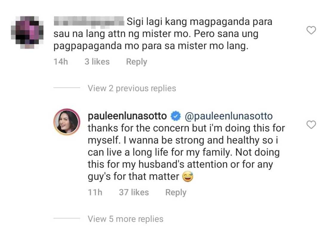 Pauleen Luna, sinagot ang netizen na nagsabing nagpapaganda siya para kay Vic Sotto Pauleen Luna, sinagot ang netizen na nagsabing nagpapaganda siya para kay Vic Sotto