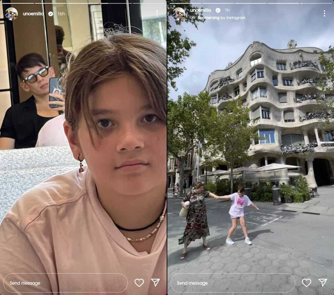Ellie Eigenmann, masayang naka-bonding ang daddy Jake at lola Laarni niya Ellie Eigenmann, masayang naka-bonding ang daddy Jake at lola Laarni niya