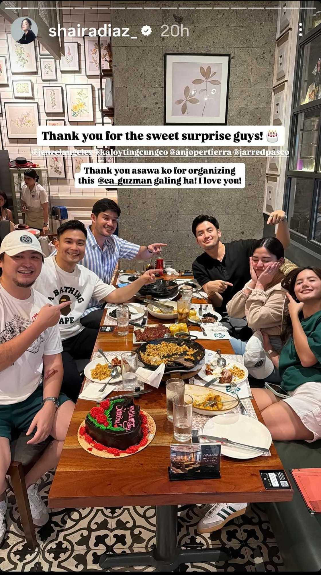 Shaira Diaz, sinorpresa ni EA Guzman at mga kaibigan sa birthday niya Shaira Diaz, sinorpresa ni EA Guzman at mga kaibigan sa birthday niya