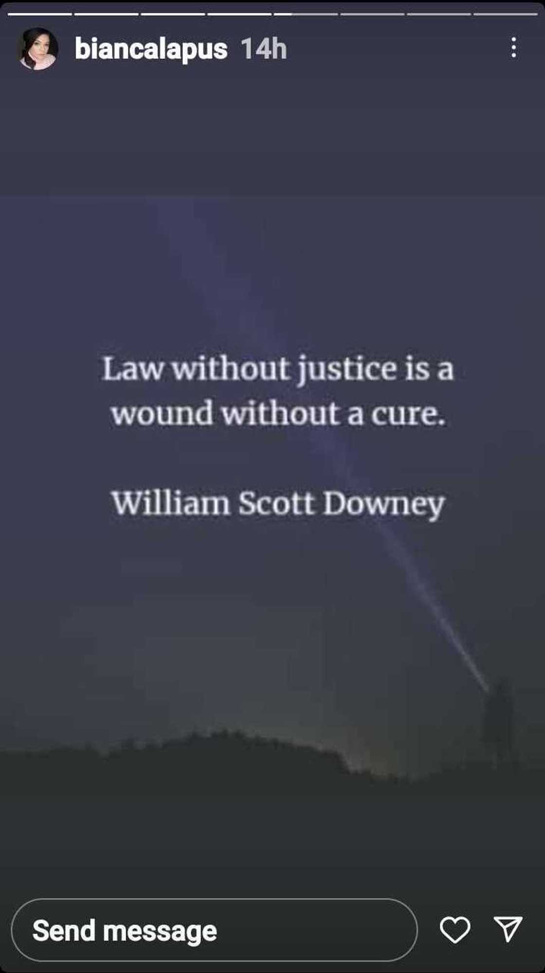 Vhong Navarro’s ex-wife Bianca Lapus shares Bible verse “for Vhong” Vhong Navarro’s ex-wife Bianca Lapus shares Bible verse “for Vhong”