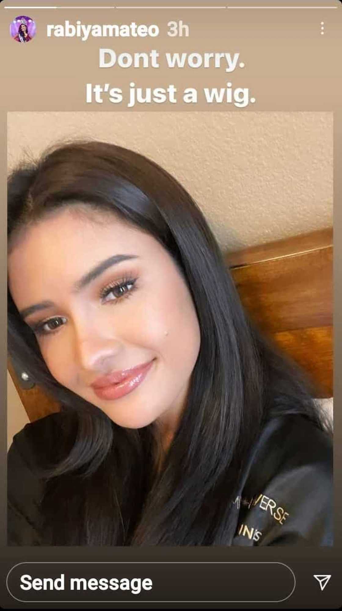 Rabiya Mateo’s new photo got netizens think she cut her hair short; Rabiya: “just bluffing” Rabiya Mateo’s new photo got netizens think she cut her hair short; Rabiya: “just bluffing”