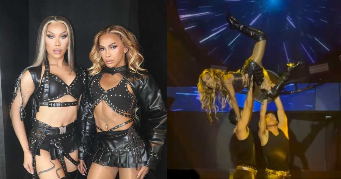 Awra Briguela with Marina Summers