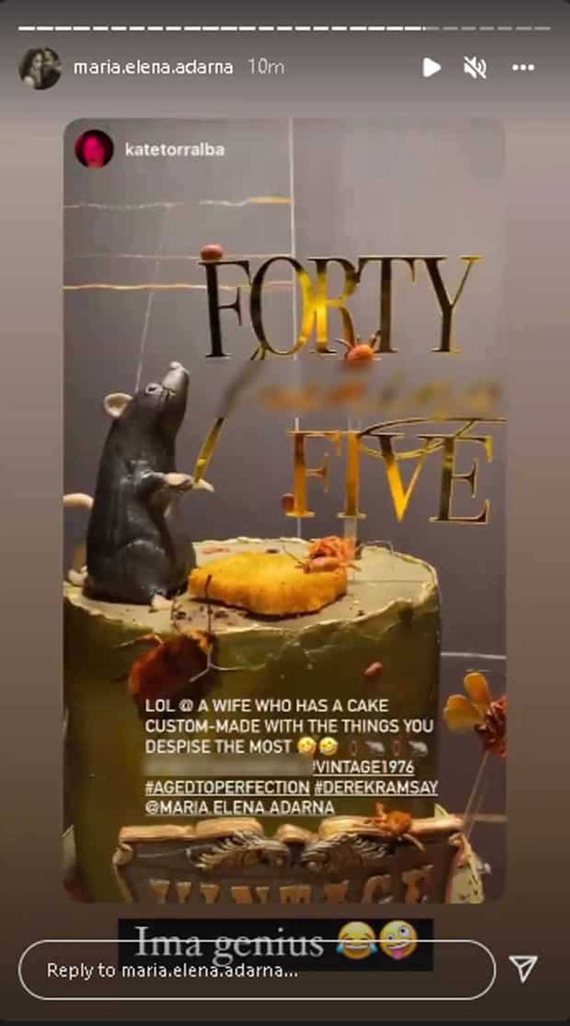 Ellen Adarna, inaming siya ang pasimuno sa "ipis-daga" cake ni Derek Ramsay Ellen Adarna, inaming siya ang pasimuno sa "ipis-daga" cake ni Derek Ramsay