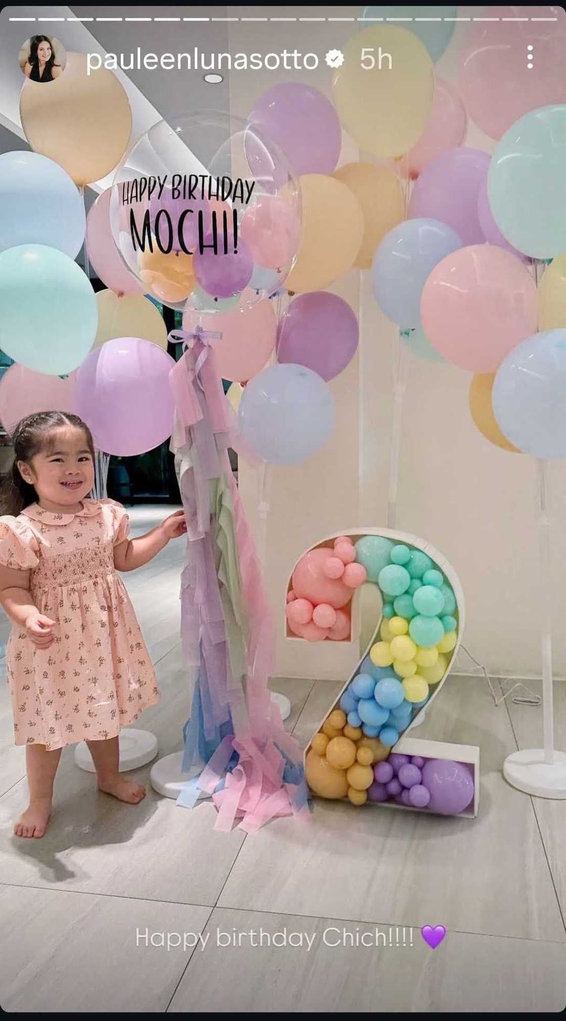 Pauleen Luna gives glimpse of Mochi’s colorful birthday celebration Pauleen Luna gives glimpse of Mochi’s colorful birthday celebration