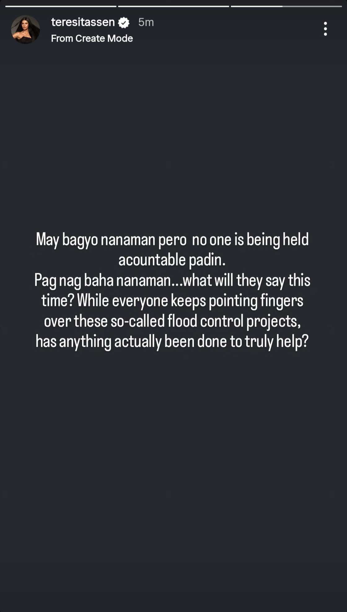 Winwyn Marquez raises questions about accountability: "May bagyo na naman" Winwyn Marquez raises questions about accountability: "May bagyo na naman"