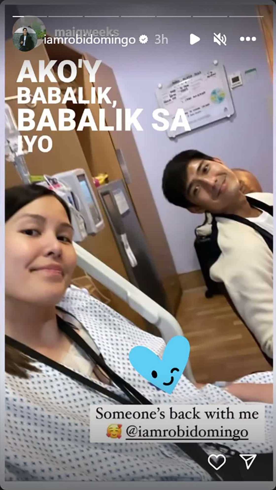 Robi Domingo, pinost update kalagayan ng fiancée sa ospital: “Making her laugh is part of my lifetime duty”