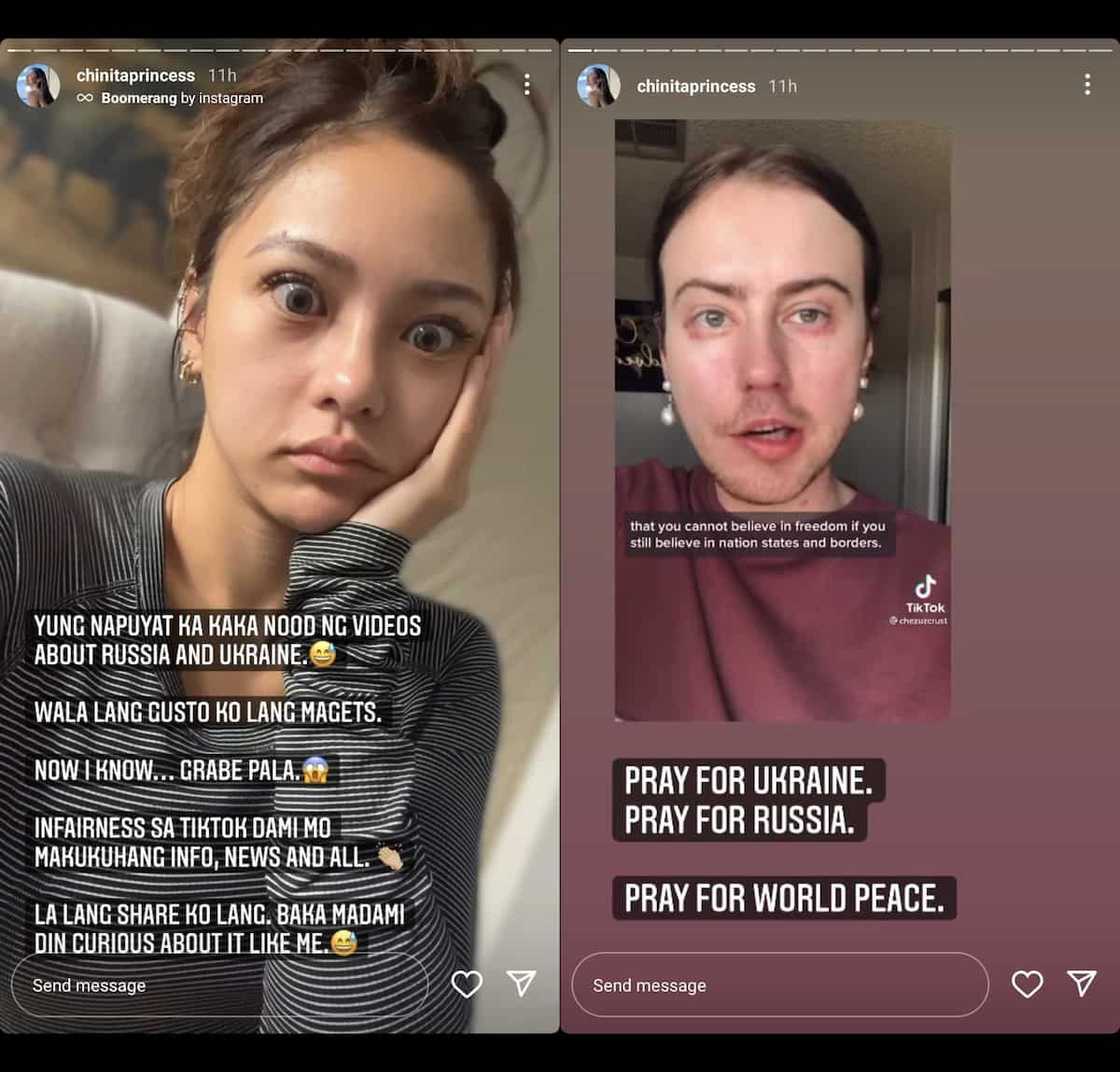 Kim Chiu, napuyat kakanood ng videos tungkol sa Russia-Ukraine: "Grabe pala" Kim Chiu, napuyat kakanood ng videos tungkol sa Russia-Ukraine: "Grabe pala"