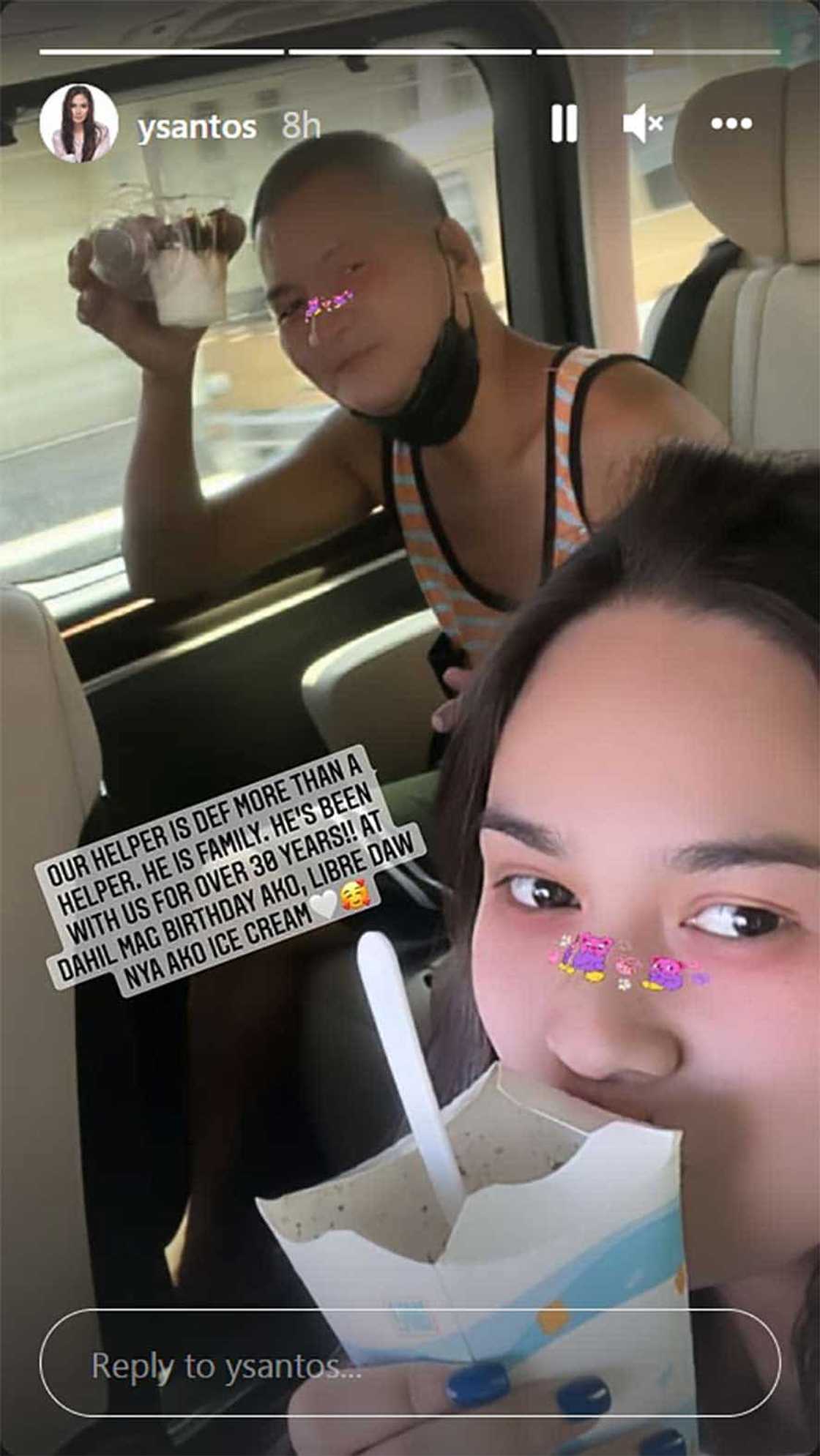 Yen Santos, enjoy sa paglibre sa kanya ng ice cream sa kaarawan niya; pinost online ang masaya na sandali Yen Santos, enjoy sa paglibre sa kanya ng ice cream sa kaarawan niya; pinost online ang masaya na sandali