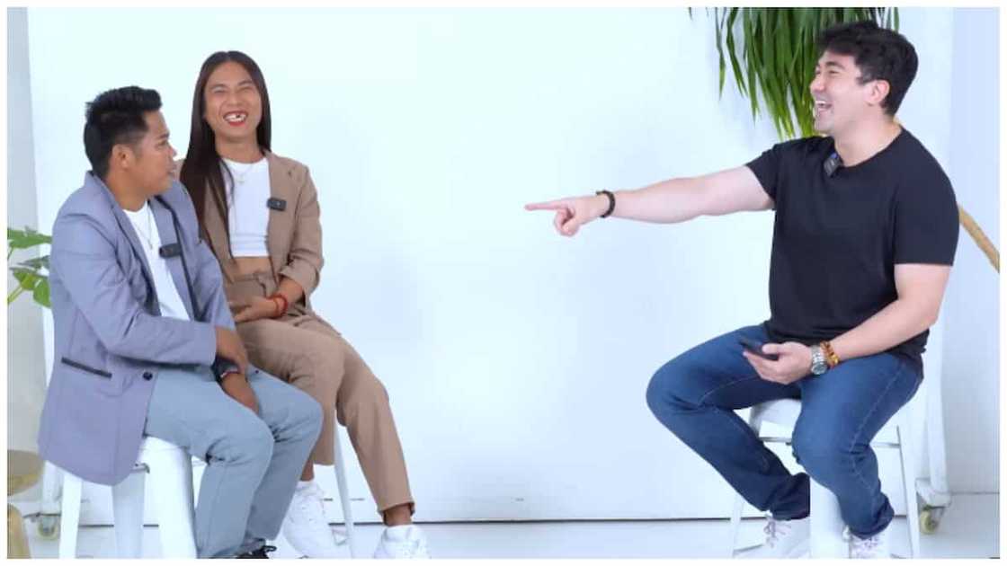 Luis Manzano, aliw na aliw sa interview niya sa content creators na sina Alvin at Rochelle Luis Manzano, aliw na aliw sa interview niya sa content creators na sina Alvin at Rochelle