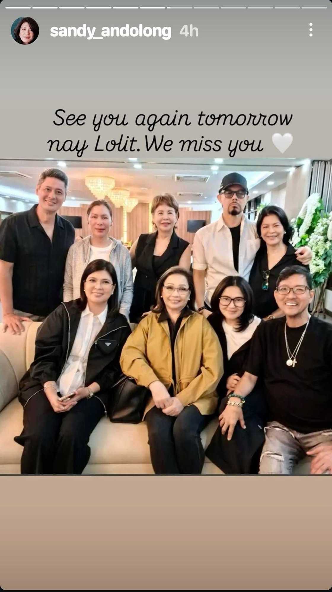 Celebrities spotted at Lolit Solis' wake in Quezon City Celebrities spotted at Lolit Solis' wake in Quezon City
