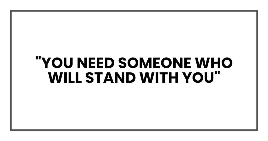 Fiancé's soft promise