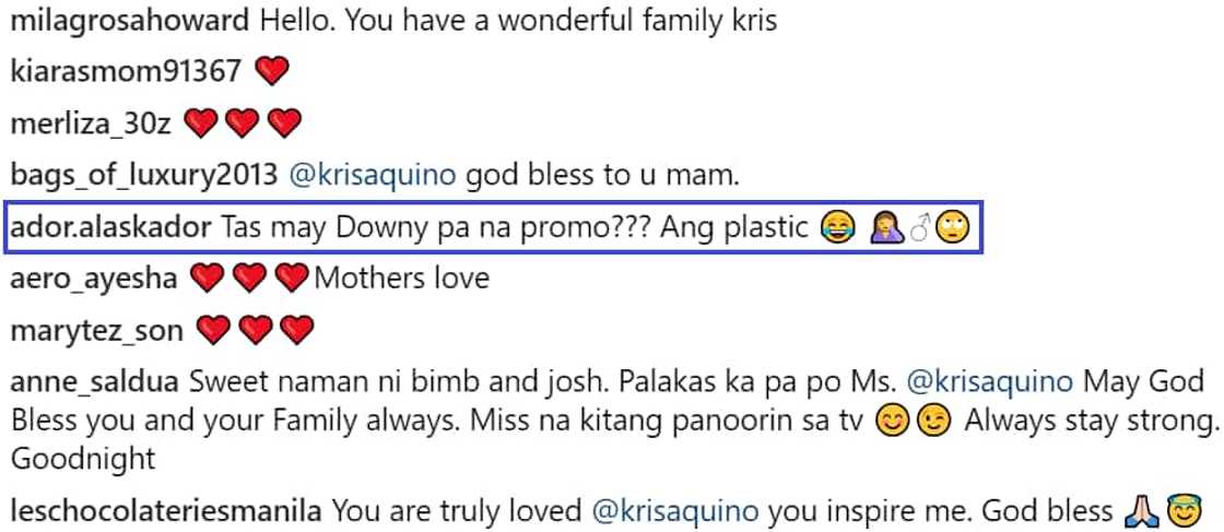 Kris Aquino slams basher who called her "plastic"