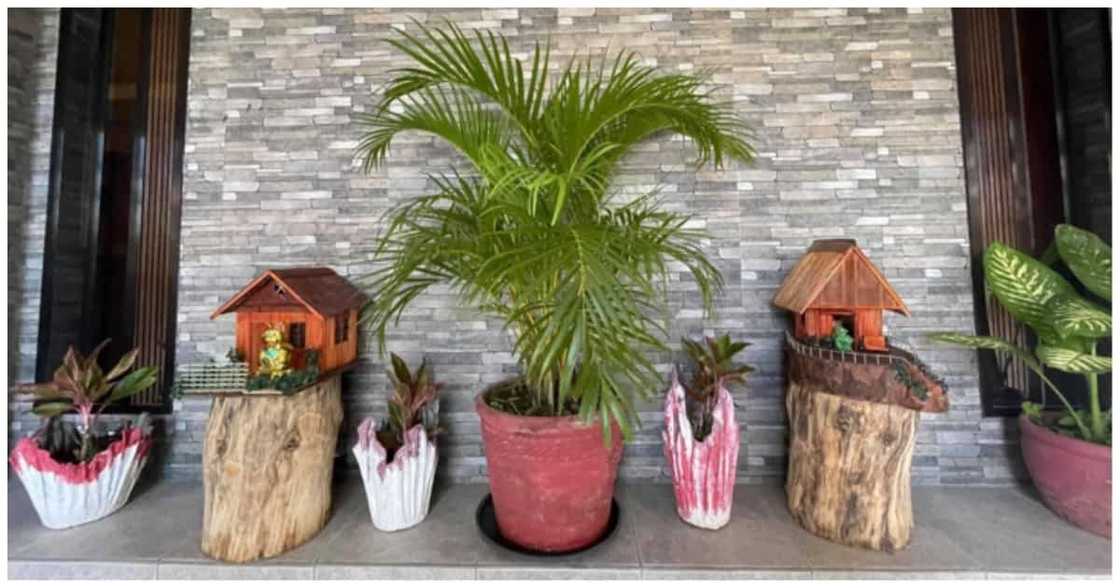 Anak, ipinagmamalaki ang handicrafts na gawa ng ina mula sa karton at BBQ sticks Anak, ipinagmamalaki ang handicrafts na gawa ng ina mula sa karton at BBQ sticks