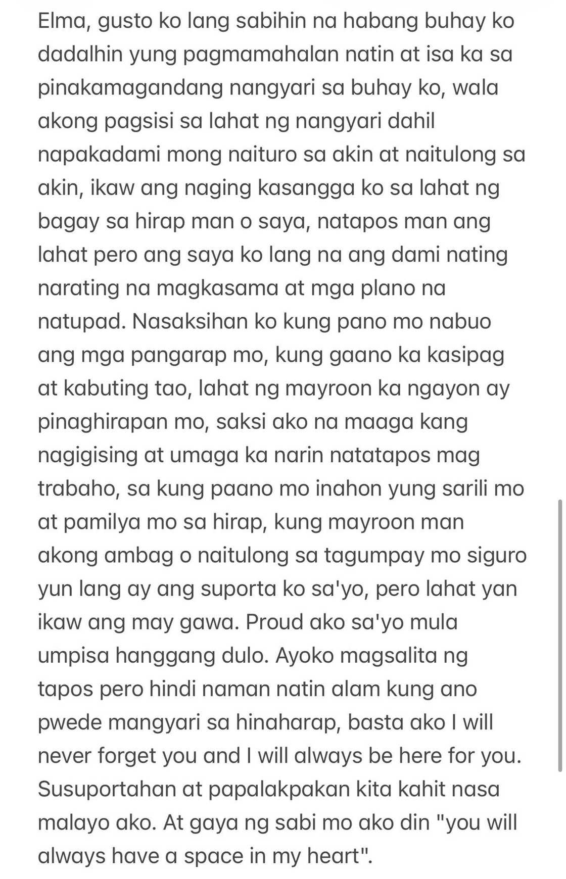 Ser Geybin, binasag ang katahimikan sa hiwalayan nila ni Elma matapos ang 7 taon