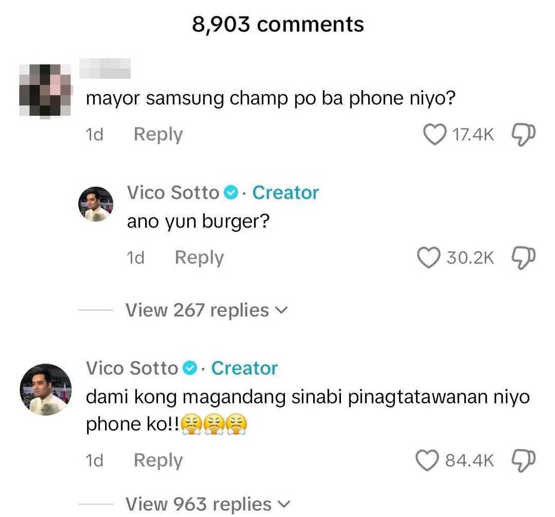 Vico Sotto, may nakakaaliw na banat sa mga taong pumuna sa phone niya Vico Sotto, may nakakaaliw na banat sa mga taong pumuna sa phone niya