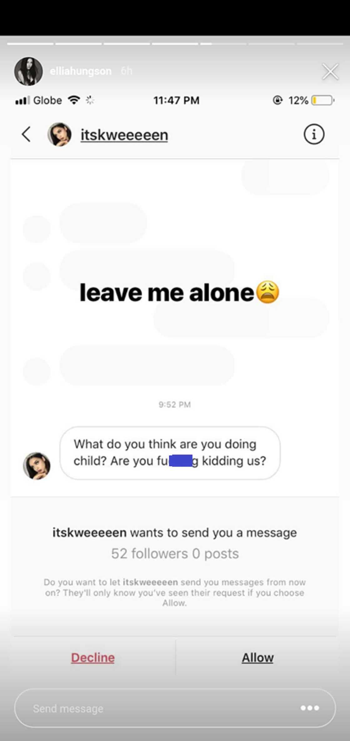 Andre Brouillette's rumored ex-girlfriend responds to netizens' rude comments Andre Brouillette's rumored ex-girlfriend responds to netizens' rude comments