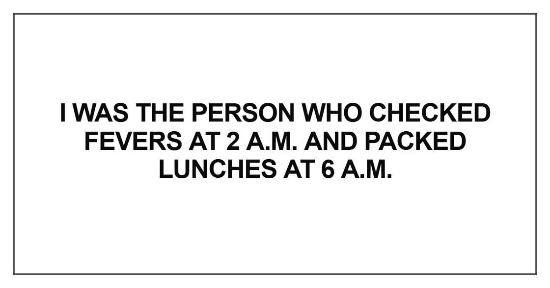 I was the person who checked