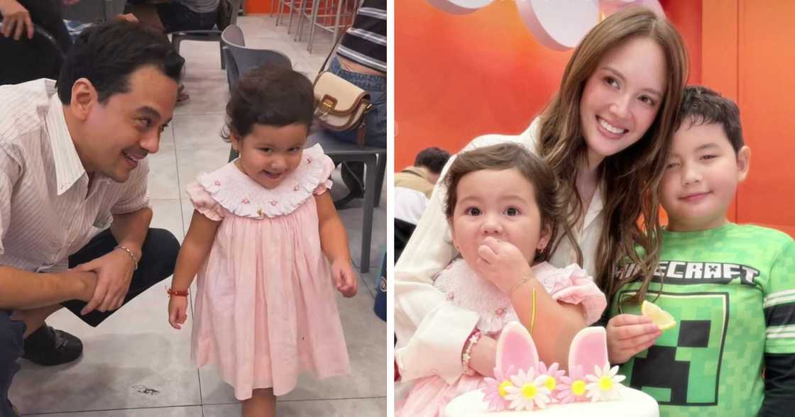 John Lloyd Cruz, spotted sa party ng anak ni Ellen Adarna na si Liana; cute moment nila, usap-usapan (Photos: @din_g, @maria.elena.adarna)