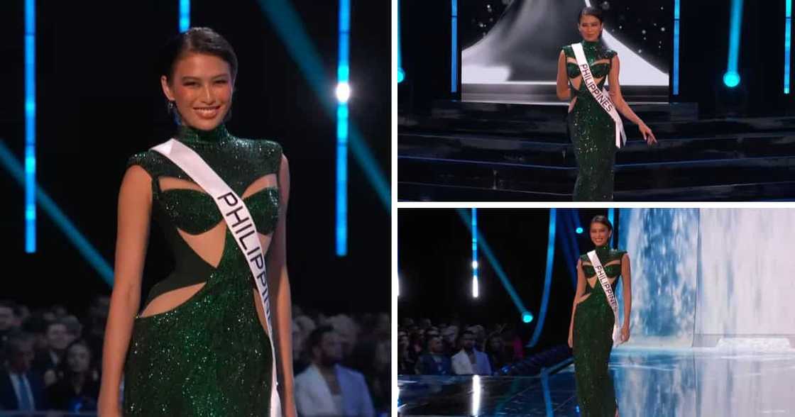 Pagrampa ni Michelle Dee sa evening gown portion ng Miss Universe 2023 prelims, viral Pagrampa ni Michelle Dee sa evening gown portion ng Miss Universe 2023 prelims, viral