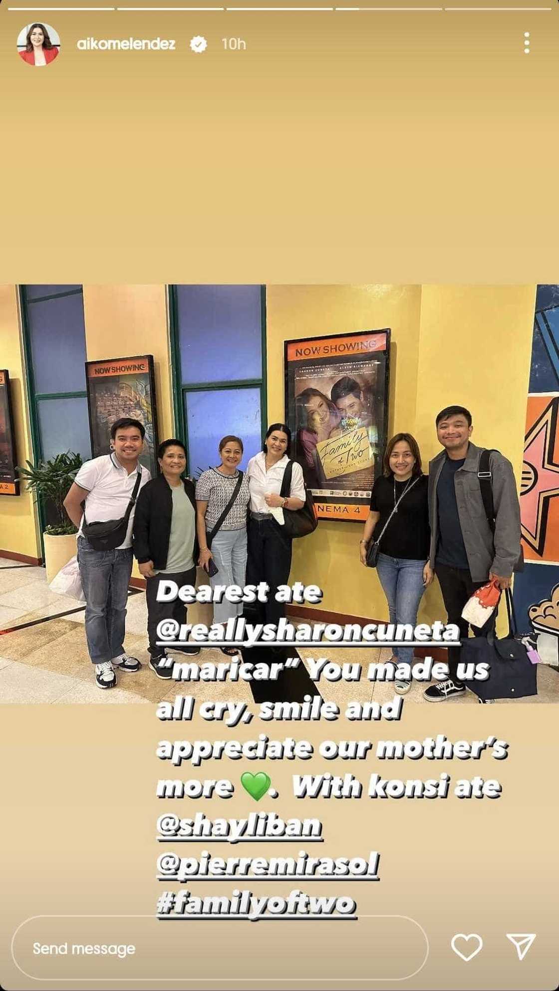 Aiko Melendez sa role ni Sharon Cuneta sa 'Family of Two': "You made us all cry" Aiko Melendez sa role ni Sharon Cuneta sa 'Family of Two': "You made us all cry"