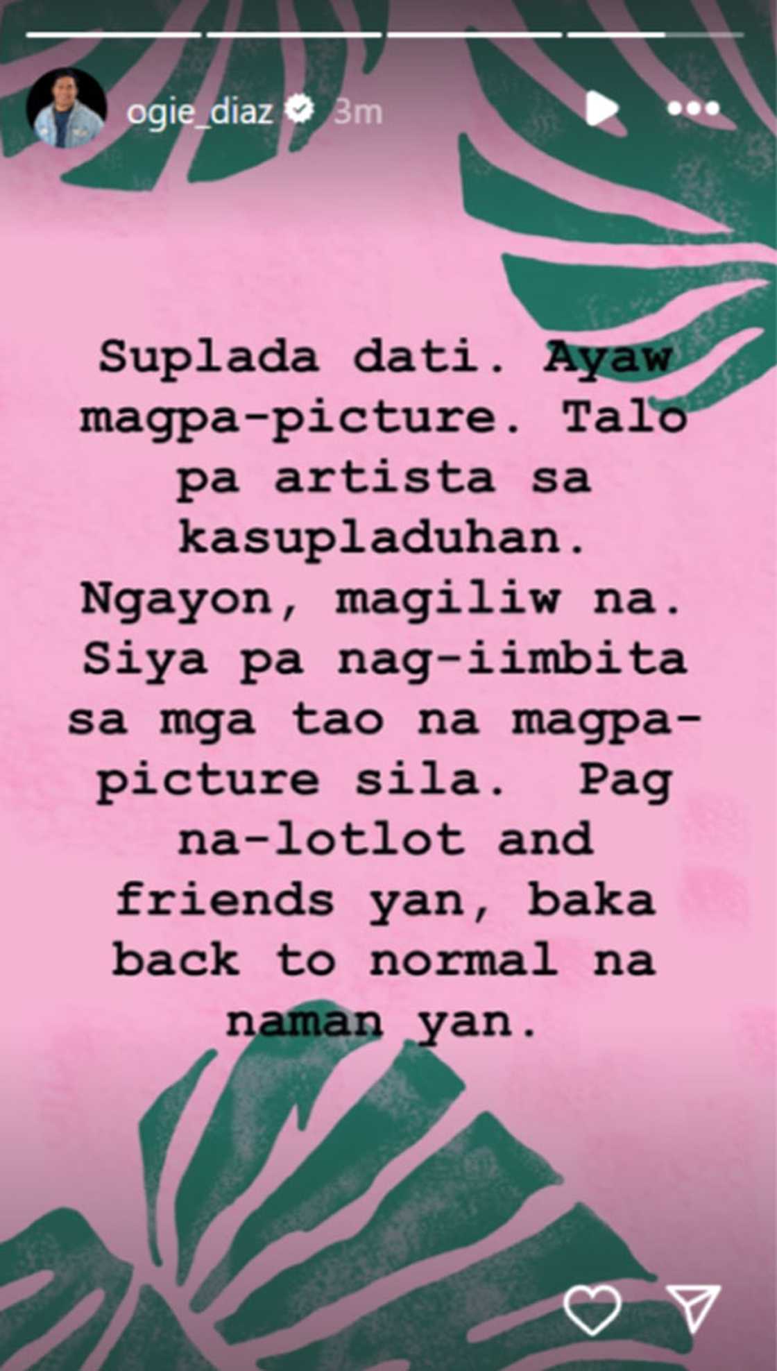 Photo: Ogie Diaz (@ogie_diaz) Photo: Ogie Diaz (@ogie_diaz)