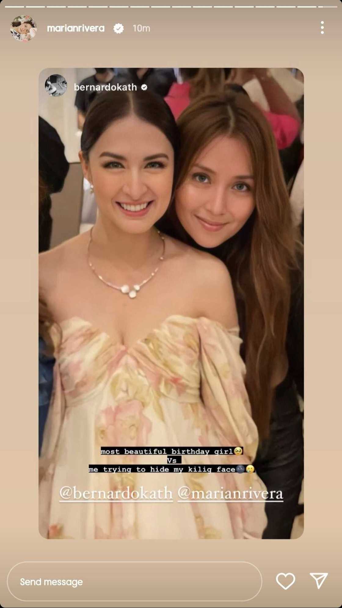 Marian Rivera sa 'through the years' photos nila ni Kathryn Bernardo: "Love you"