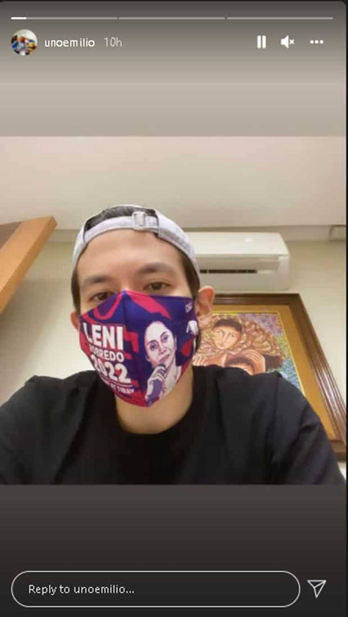 Jake Ejercito, nagpahiwatig ng pagsuporta kay VP Leni Robredo Jake Ejercito, nagpahiwatig ng pagsuporta kay VP Leni Robredo
