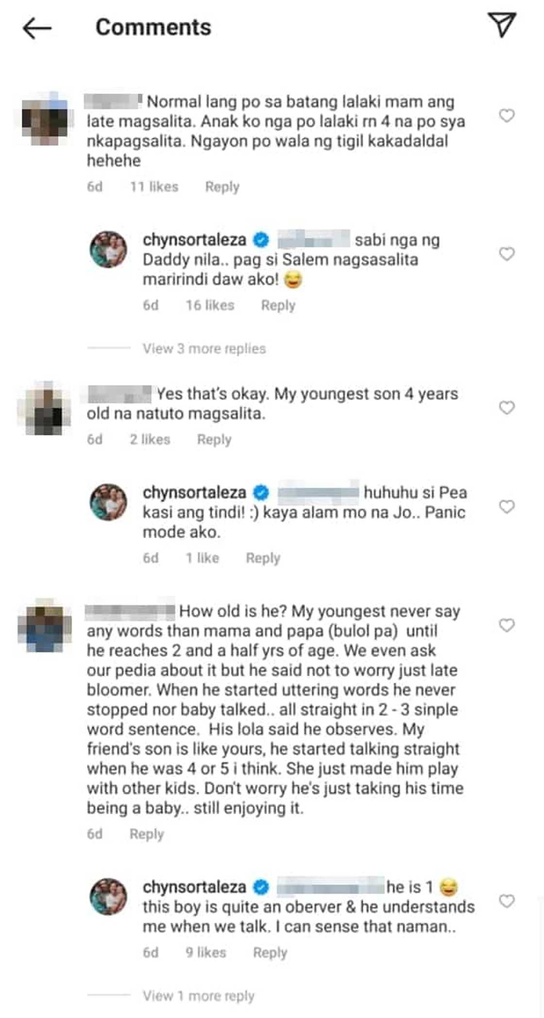 Chynna Ortaleza receives reassuring messages from netizens about her son Nukie