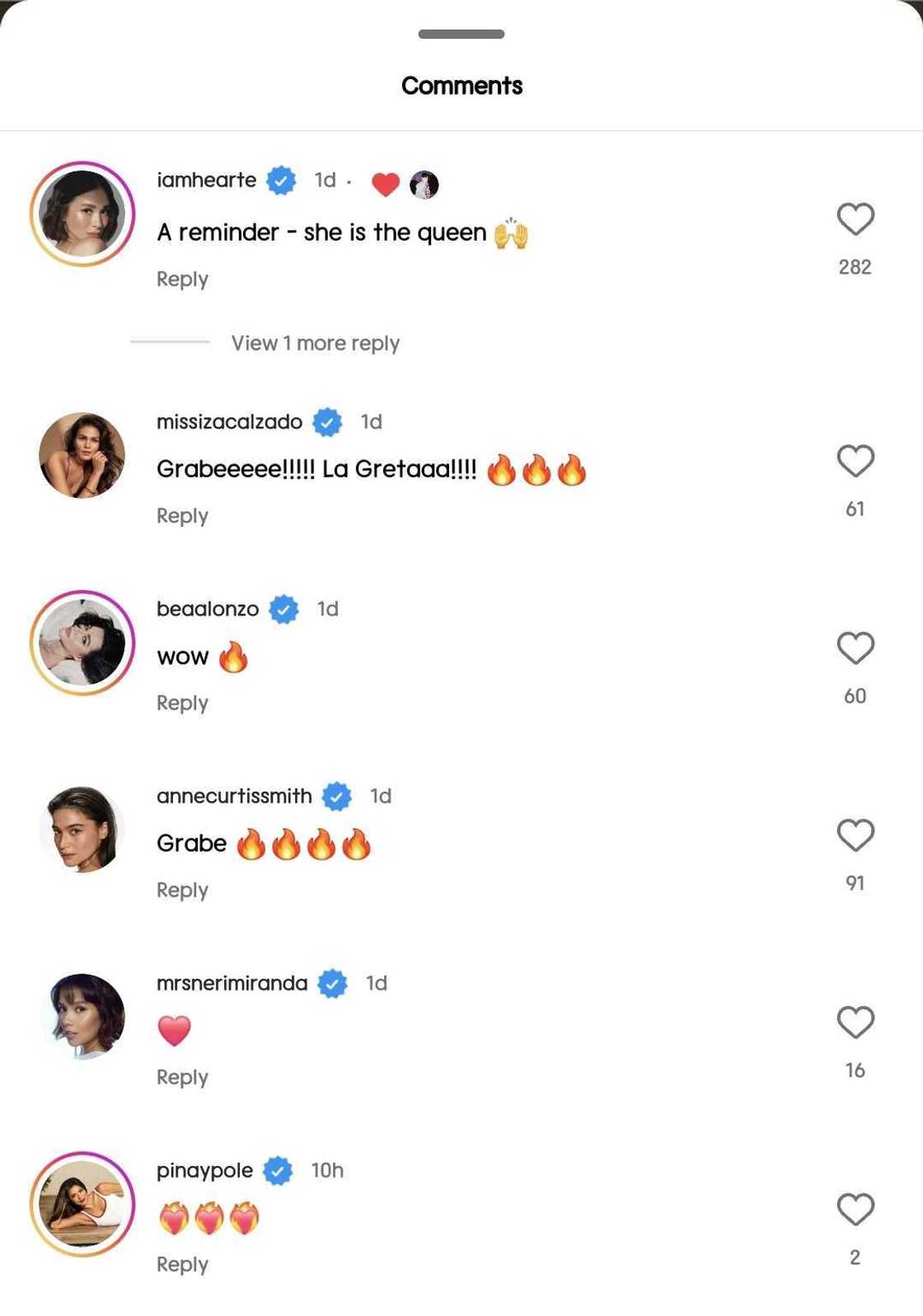 Heart Evangelista at iba pang celebrities, nag-react sa bonggang photos ni Gretchen Barretto Heart Evangelista at iba pang celebrities, nag-react sa bonggang photos ni Gretchen Barretto