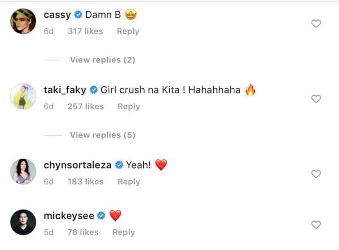 Kapamilya stars, other celebrities react to Bianca Umali's stunning photo Kapamilya stars, other celebrities react to Bianca Umali's stunning photo