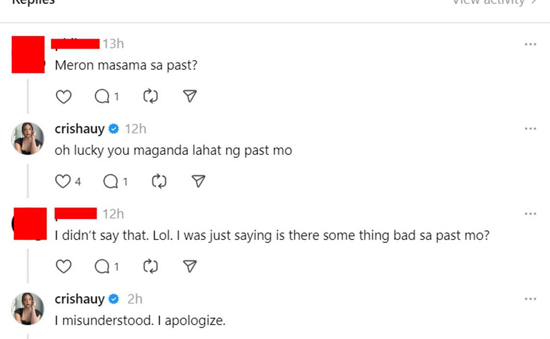 Crisha Uy, napa-French exit dahil sa ex niyang 'naki-table' Crisha Uy, napa-French exit dahil sa ex niyang 'naki-table'