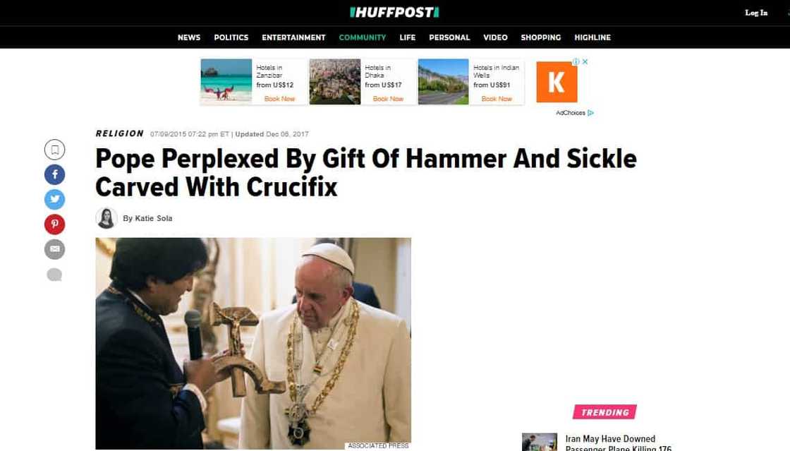 Fact check: Pope Francis caught staring at Argentine model’s chest Fact check: Pope Francis caught staring at Argentine model’s chest