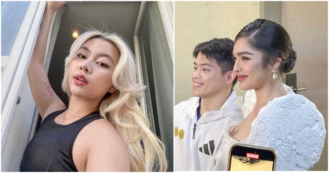 Chloe San Jose chia sẻ hình ảnh của Carlos Yulo với Andrea Brillantes