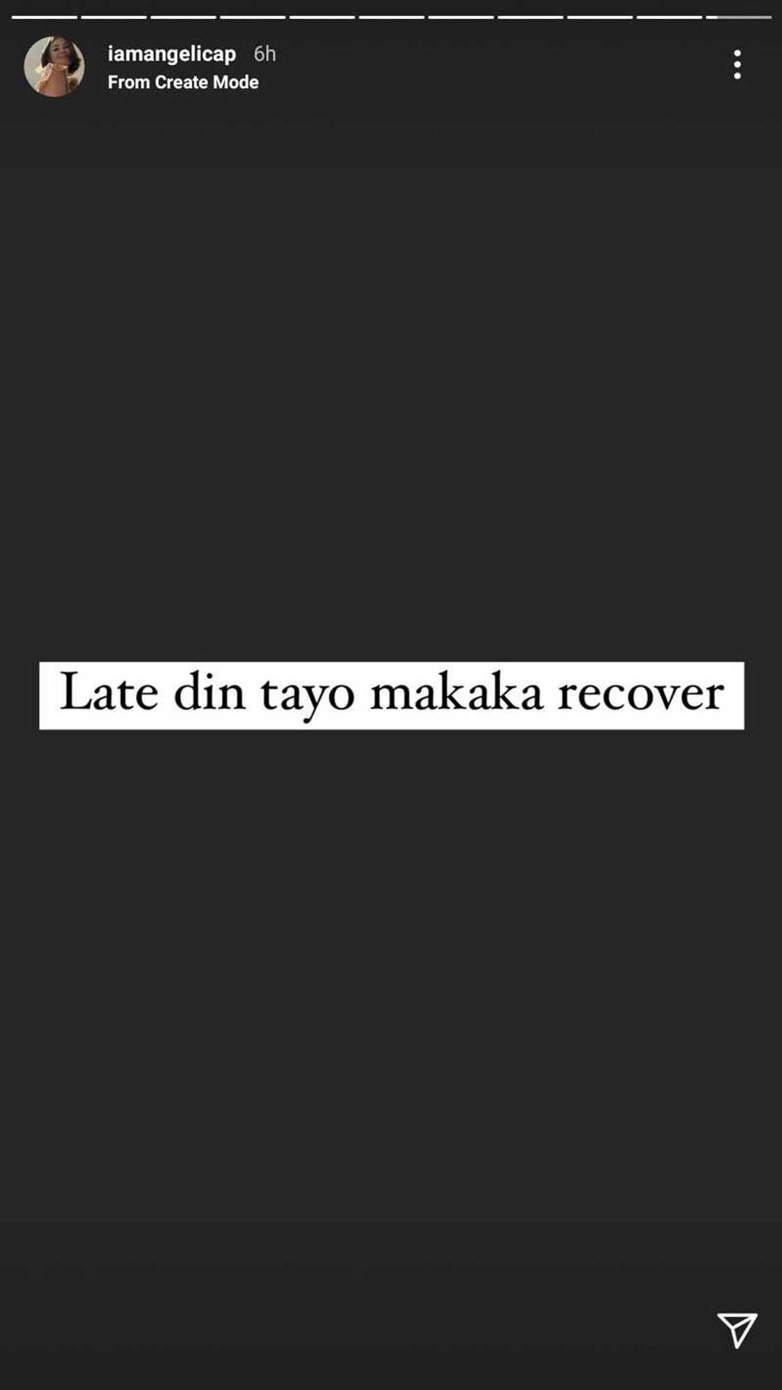 Angelica Panganiban bravely retweets "late" list of Sen. Hontiveros; takes a swipe at COVID response of PH Angelica Panganiban bravely retweets "late" list of Sen. Hontiveros; takes a swipe at COVID response of PH