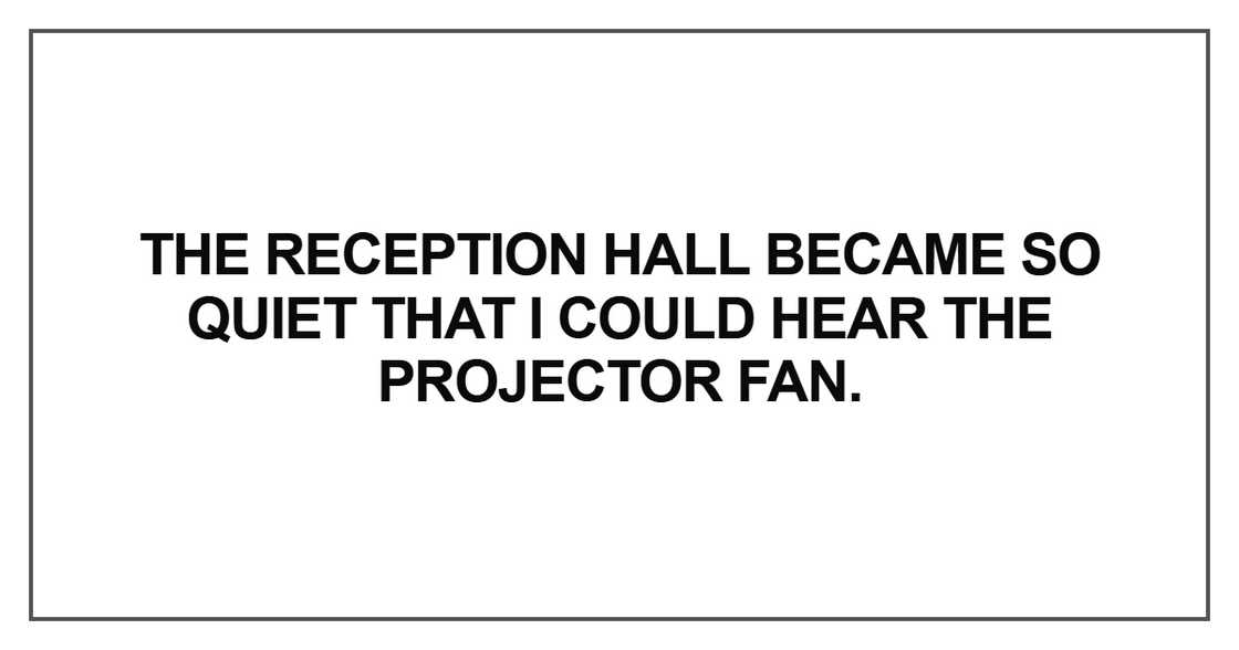 The reception hall became The reception hall became