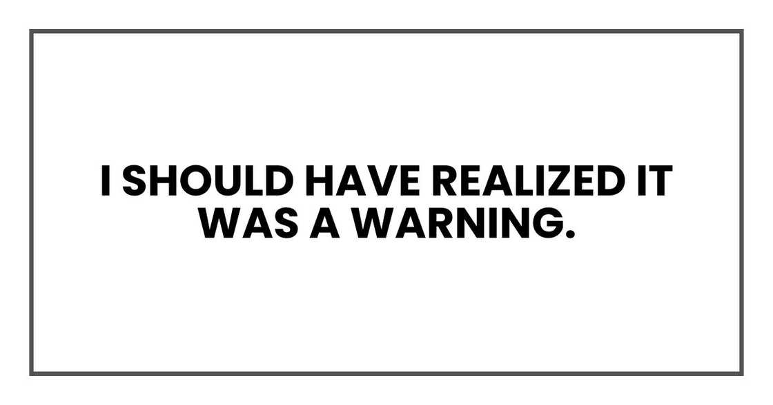 I should have realized it was a warning.