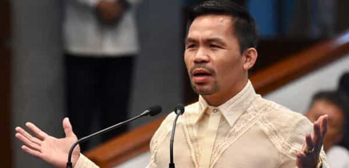 Flight ni Manny Pacquiao patungong L.A., umalis, pero bumalik ulit sa airport Flight ni Manny Pacquiao patungong L.A., umalis, pero bumalik ulit sa airport