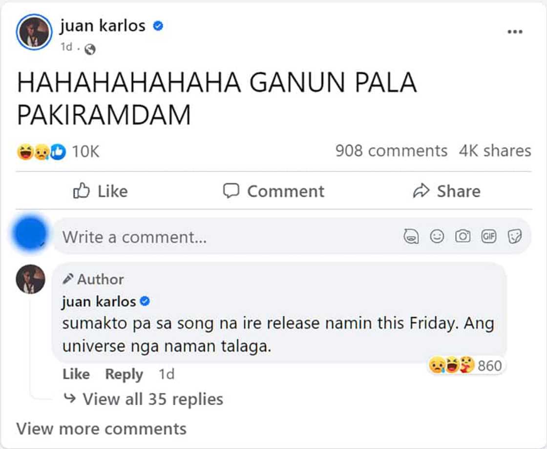 JK Labajo, cryptic post sa socmed, viral: “Ganun pala pakiramdam… Ang universe nga naman talaga” JK Labajo, cryptic post sa socmed, viral: “Ganun pala pakiramdam… Ang universe nga naman talaga”