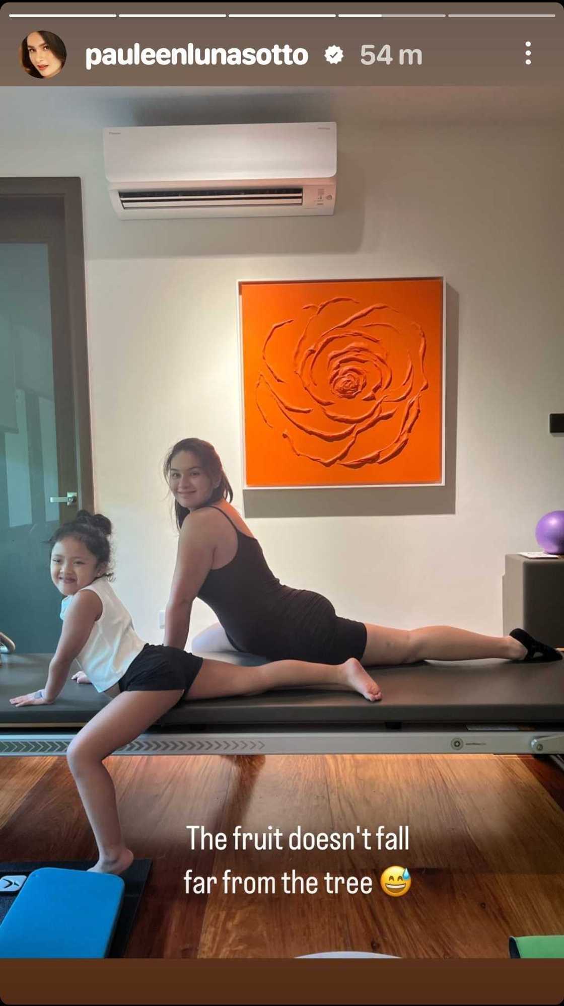 Pauleen Luna, ipinasilip ang Pilates session nila ni Tali Sotto Pauleen Luna, ipinasilip ang Pilates session nila ni Tali Sotto