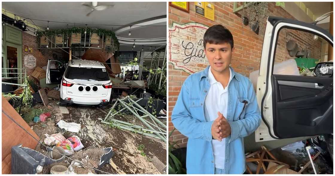 Matteo, may nilinaw sa driver ng SUV na bumangga sa restaurant niya: "She's a very innocent lady" Matteo, may nilinaw sa driver ng SUV na bumangga sa restaurant niya: "She's a very innocent lady"
