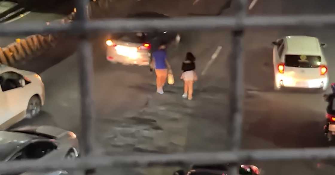 EDSA stroll goes viral: Couple’s walk amidst traffic raises road safety concerns EDSA stroll goes viral: Couple’s walk amidst traffic raises road safety concerns