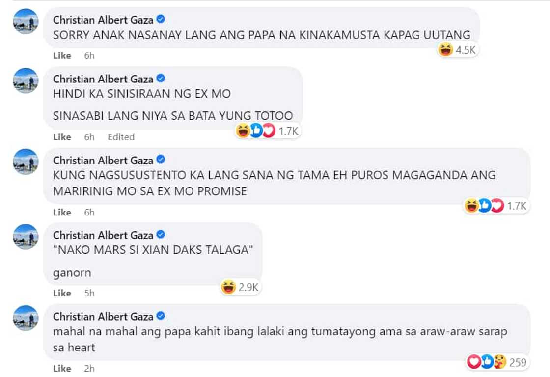 Xian Gaza, ibinahagi ang sweet na convo nila ng kanyang anak: “Sarap sa heart” Xian Gaza, ibinahagi ang sweet na convo nila ng kanyang anak: “Sarap sa heart”