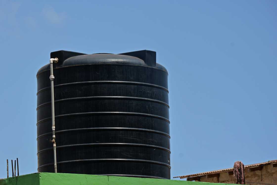 Water tank on the roof