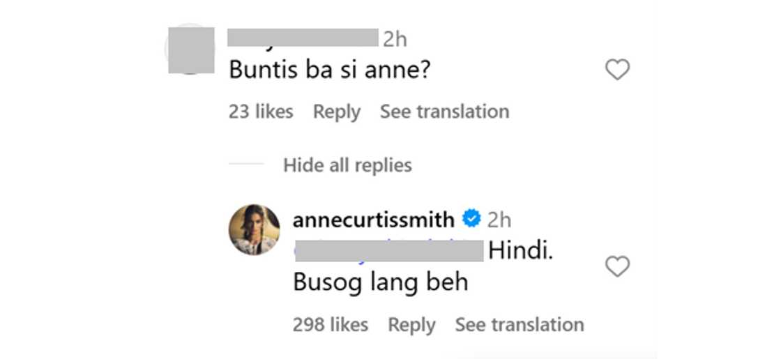 Anne Curtis reacts to pregnancy speculation after viral dance and fashion reel Anne Curtis reacts to pregnancy speculation after viral dance and fashion reel