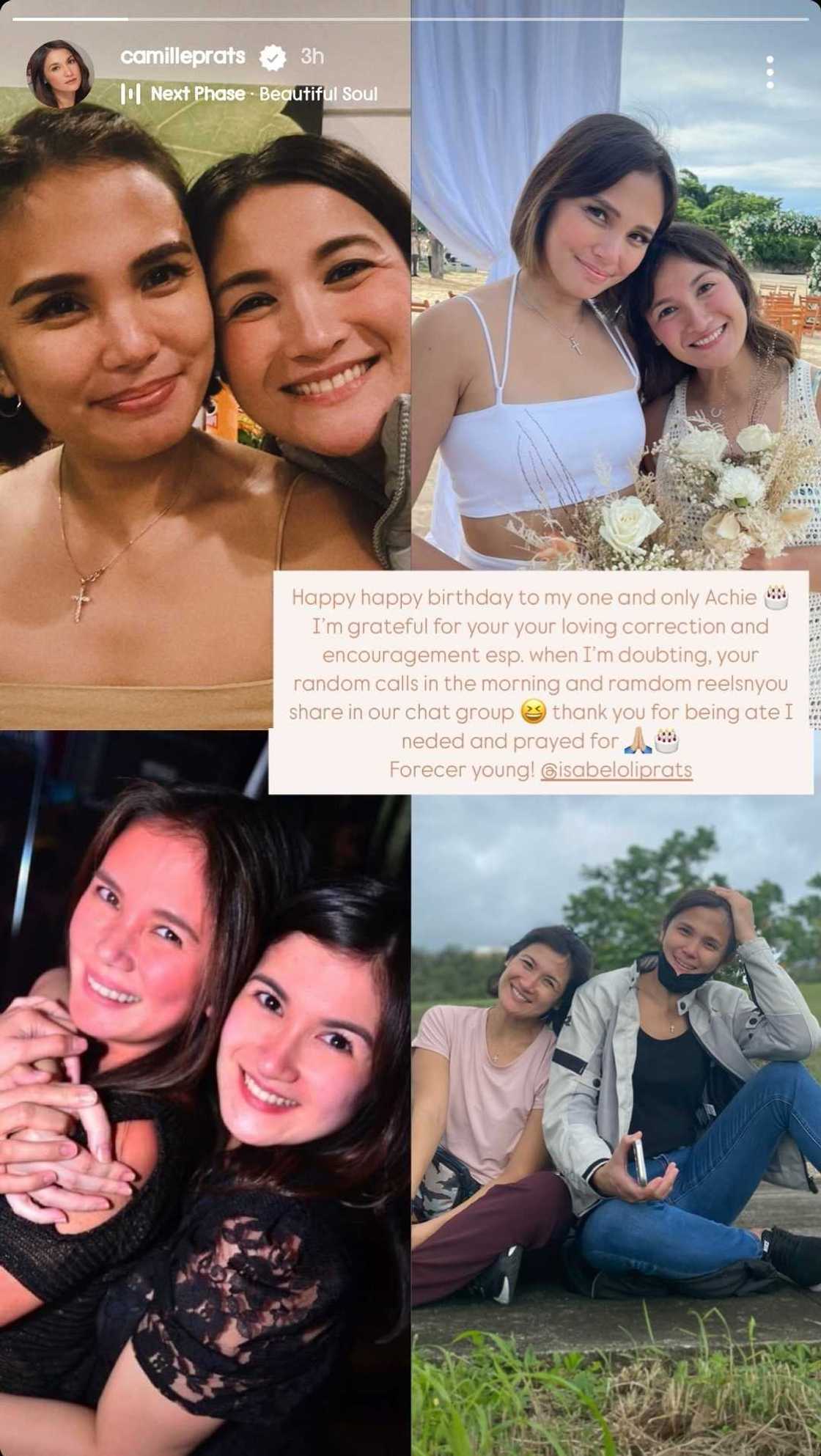 Camille Prats, binati ang kanyang "achie" na si Isabel Oli sa kaarawan nito Camille Prats, binati ang kanyang "achie" na si Isabel Oli sa kaarawan nito