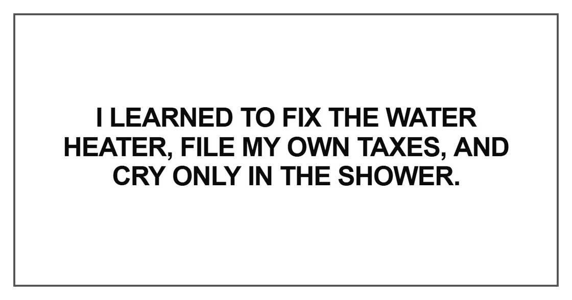 I learned to fix the water heater