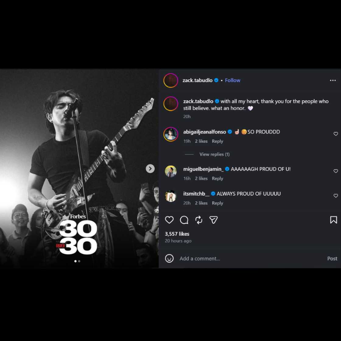 Zack Tabudlo, pinasok ang isang elite global circle habang tuloy ang tagumpay Zack Tabudlo, pinasok ang isang elite global circle habang tuloy ang tagumpay