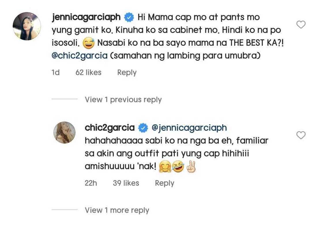 Jennica Garca, nagpaalam bigla kay Jean Garcia tungkol sa kanyang OOTD